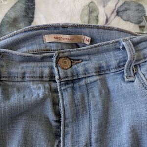 Levi's Women's 505 Straight Leg Jeans - Light Blue